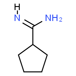 ChemSpider 2D Image | Cyclopentanecarboximidamide | C6H12N2