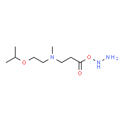 ChemSpider 2D Image | 1-(Hydrazinooxy)-3-[(2-isopropoxyethyl)(methyl)amino]-1-propanone | C9H21N3O3