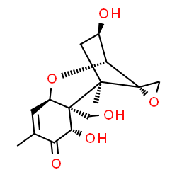 ChemSpider 2D Image | Deoxynivalenol | C15H20O6