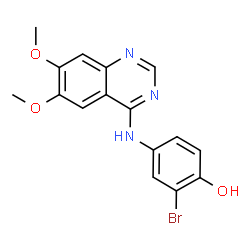 ChemSpider 2D Image | WHI-P154 | C16H14BrN3O3
