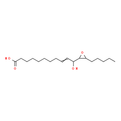 ChemSpider 2D Image | 11-Hydroxy-11-(3-pentyl-2-oxiranyl)-9-undecenoic acid | C18H32O4