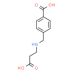 ChemSpider 2D Image | 4-{[(2-Carboxyethyl)amino]methyl}benzoic acid | C11H13NO4