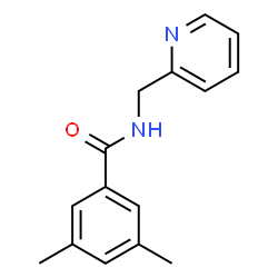 ChemSpider 2D Image | 3,5-Dimethyl-N-(2-pyridinylmethyl)benzamide | C15H16N2O
