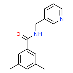 ChemSpider 2D Image | 3,5-Dimethyl-N-(3-pyridinylmethyl)benzamide | C15H16N2O