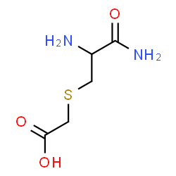 ChemSpider 2D Image | [(2,3-Diamino-3-oxopropyl)sulfanyl]acetic acid | C5H10N2O3S