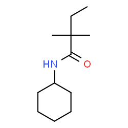 ChemSpider 2D Image | N-Cyclohexyl-2,2-dimethylbutanamide | C12H23NO
