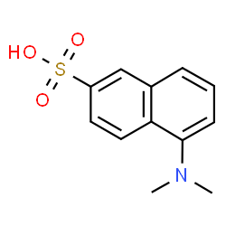 ChemSpider 2D Image | 5-(Dimethylamino)-2-naphthalenesulfonic acid | C12H13NO3S
