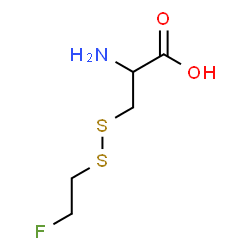 ChemSpider 2D Image | 3-[(2-Fluoroethyl)disulfanyl]alanine | C5H10FNO2S2