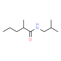 ChemSpider 2D Image | N-Isobutyl-2-methylpentanamide | C10H21NO