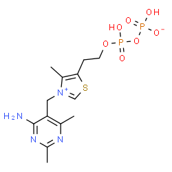 ChemSpider 2D Image | 6'-Methyl-Thiamin Diphosphate | C13H20N4O7P2S