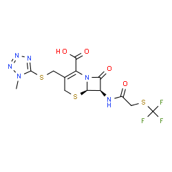 ChemSpider 2D Image | Cefazaflur | C13H13F3N6O4S3