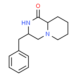 ChemSpider 2D Image | 3-Benzylhexahydro-2H-pyrido[1,2-a]pyrazin-1(6H)-one | C15H20N2O