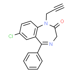ChemSpider 2D Image | pinazepam | C18H13ClN2O