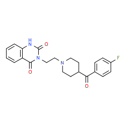 ChemSpider 2D Image | Ketanserin | C22H22FN3O3