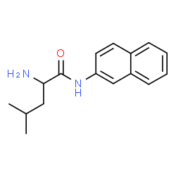 ChemSpider 2D Image | N-2-Naphthylleucinamide | C16H20N2O