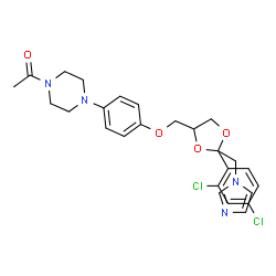 ChemSpider 2D Image | Ketoconazole | C26H28Cl2N4O4