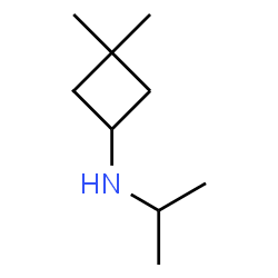 ChemSpider 2D Image | N-Isopropyl-3,3-dimethylcyclobutanamine | C9H19N