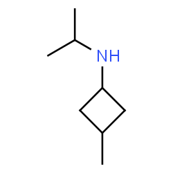 ChemSpider 2D Image | N-Isopropyl-3-methylcyclobutanamine | C8H17N