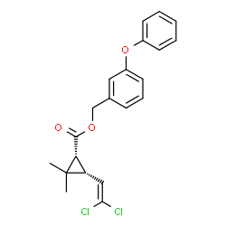 ChemSpider 2D Image | (1R)-cis-Permethrin | C21H20Cl2O3