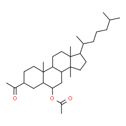 ChemSpider 2D Image | 3-Acetyl-14-methylcholestan-6-yl acetate | C32H54O3