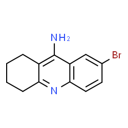 ChemSpider 2D Image | 7-Bromo-1,2,3,4-tetrahydro-9-acridinamine | C13H13BrN2
