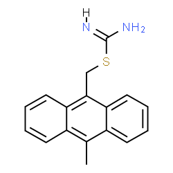 ChemSpider 2D Image | (10-Methyl-9-anthryl)methyl carbamimidothioate | C17H16N2S