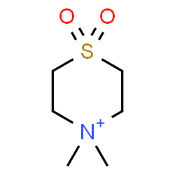 ChemSpider 2D Image | 4,4-Dimethylthiomorpholin-4-ium 1,1-dioxide | C6H14NO2S