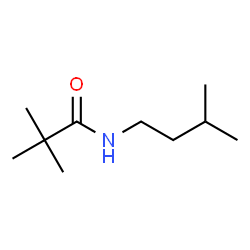 ChemSpider 2D Image | 2,2-Dimethyl-N-(3-methylbutyl)propanamide | C10H21NO