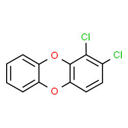 ChemSpider 2D Image | 1,2-Dichlorooxanthrene | C12H6Cl2O2
