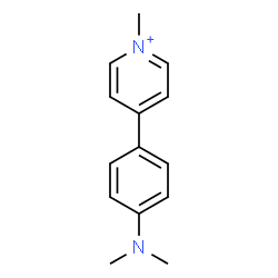 ChemSpider 2D Image | 4-[4-(Dimethylamino)phenyl]-1-methylpyridinium | C14H17N2