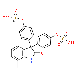 ChemSpider 2D Image | sulisatin | C21H17NO9S2