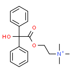 ChemSpider 2D Image | Benzilyl choline | C19H24NO3