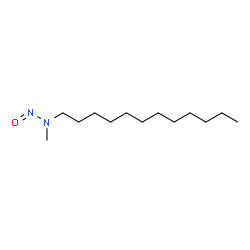 ChemSpider 2D Image | N-Methyl-N-dodecylnitrosamine | C13H28N2O