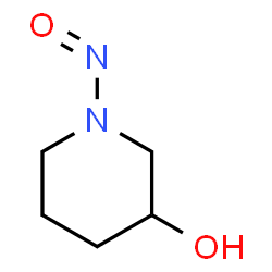 ChemSpider 2D Image | 1-Nitroso-3-piperidinol | C5H10N2O2