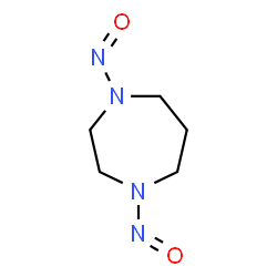 ChemSpider 2D Image | 1,4-Dinitroso-1,4-diazepane | C5H10N4O2