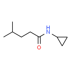 ChemSpider 2D Image | N-Cyclopropyl-4-methylpentanamide | C9H17NO