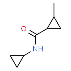 ChemSpider 2D Image | N-Cyclopropyl-2-methylcyclopropanecarboxamide | C8H13NO