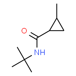 ChemSpider 2D Image | 2-Methyl-N-(2-methyl-2-propanyl)cyclopropanecarboxamide | C9H17NO