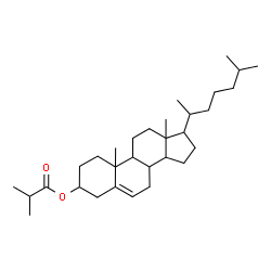 ChemSpider 2D Image | Cholest-5-en-3-yl 2-methylpropanoate | C31H52O2