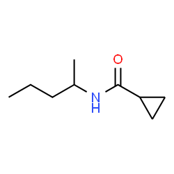 ChemSpider 2D Image | N-(2-Pentanyl)cyclopropanecarboxamide | C9H17NO
