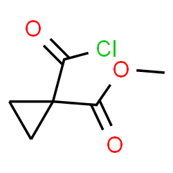 ChemSpider 2D Image | Methyl 1-(chlorocarbonyl)cyclopropanecarboxylate | C6H7ClO3
