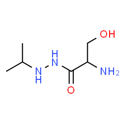 ChemSpider 2D Image | 2-Amino-3-hydroxy-N'-isopropylpropanehydrazide | C6H15N3O2