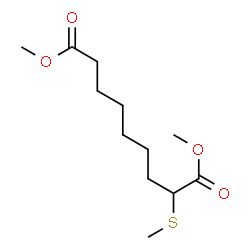 ChemSpider 2D Image | Dimethyl 2-(methylsulfanyl)nonanedioate | C12H22O4S