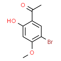 ChemSpider 2D Image | 1-(5-Bromo-2-hydroxy-4-methoxyphenyl)ethanone | C9H9BrO3