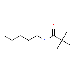 ChemSpider 2D Image | 2,2-Dimethyl-N-(4-methylpentyl)propanamide | C11H23NO