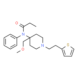 ChemSpider 2D Image | Sufentanil | C22H30N2O2S