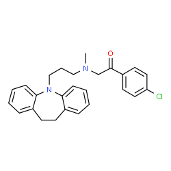 ChemSpider 2D Image | Lofepramine | C26H27ClN2O