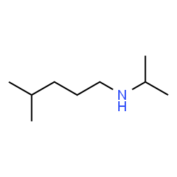 ChemSpider 2D Image | N-Isopropyl-4-methyl-1-pentanamine | C9H21N