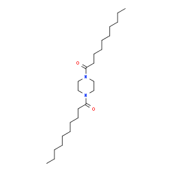ChemSpider 2D Image | 1,1'-(1,4-Piperazinediyl)di(1-decanone) | C24H46N2O2