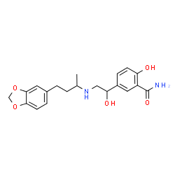 ChemSpider 2D Image | Medroxalol | C20H24N2O5